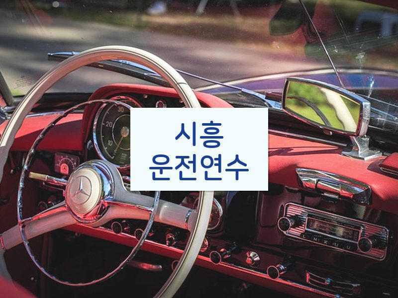 시흥운전연수 후기