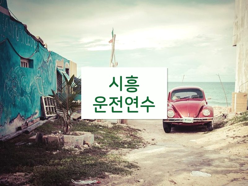 시흥운전연수 후기