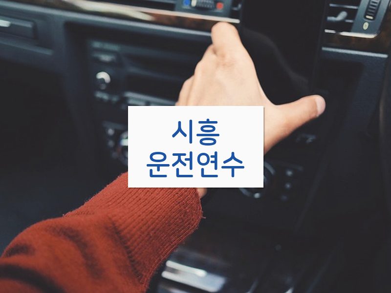 시흥운전연수 후기