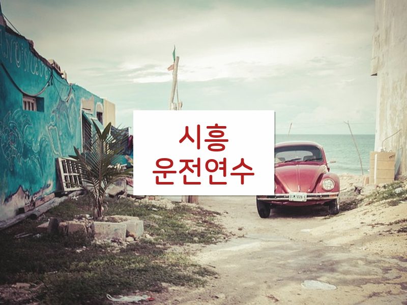 시흥운전연수 후기