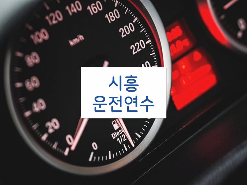 시흥운전연수 후기