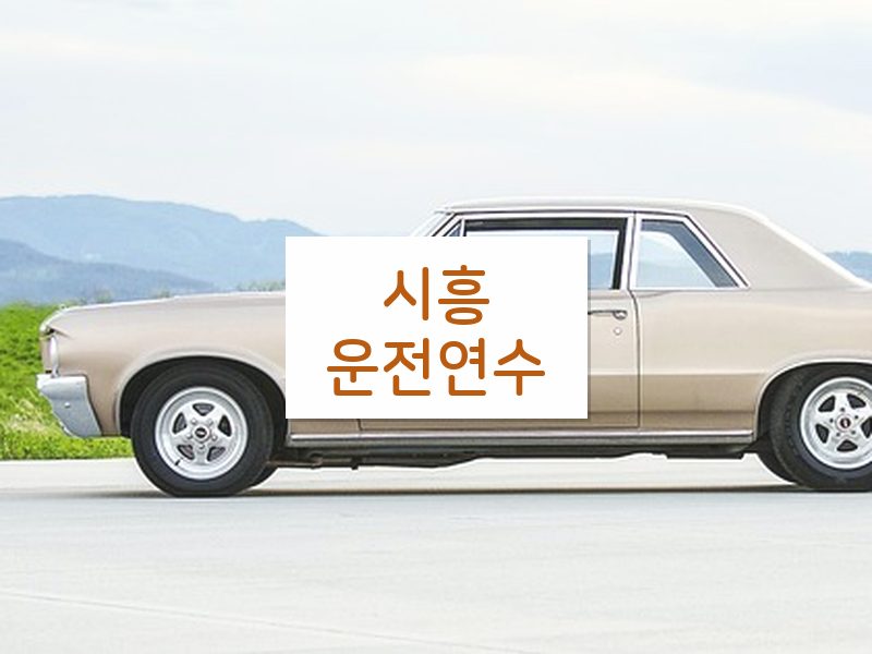 시흥운전연수 후기