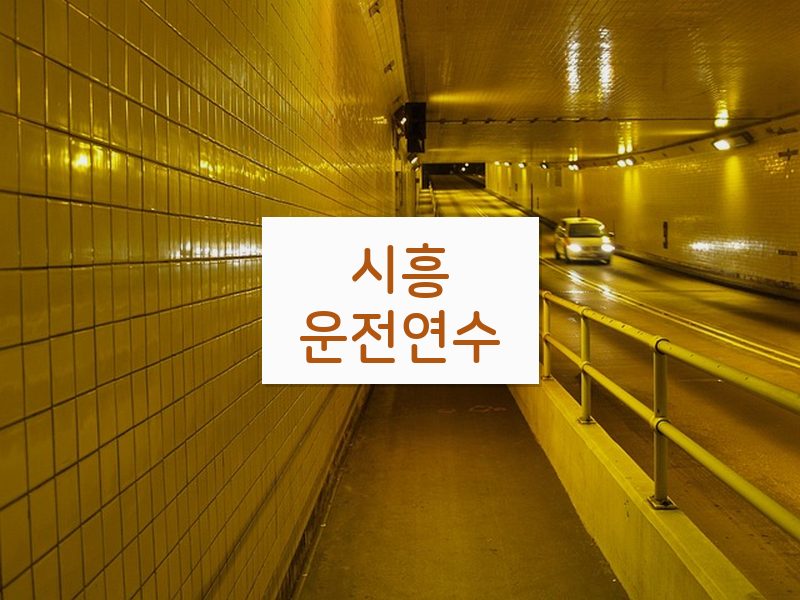 시흥운전연수 후기