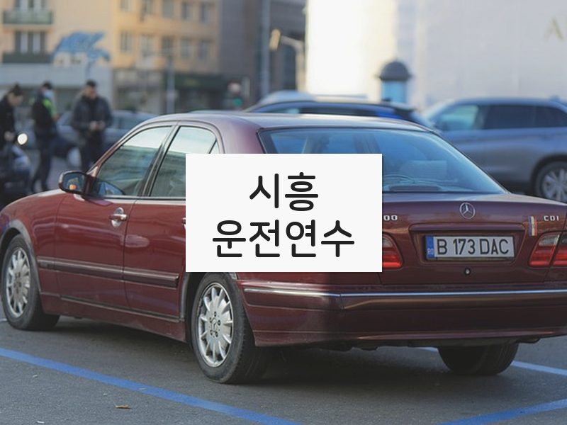 시흥운전연수 후기