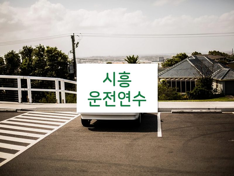 시흥운전연수 후기