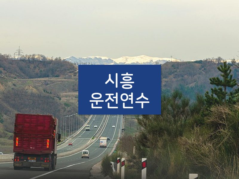 시흥운전연수 후기