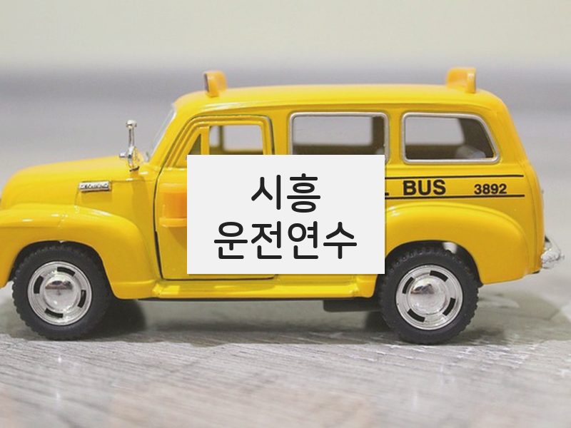 시흥운전연수 후기