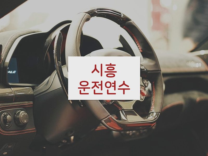 시흥운전연수 후기