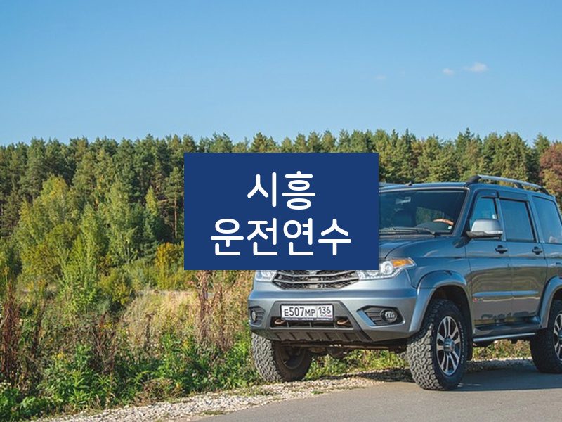 시흥운전연수 후기