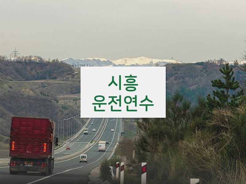 시흥운전연수 후기