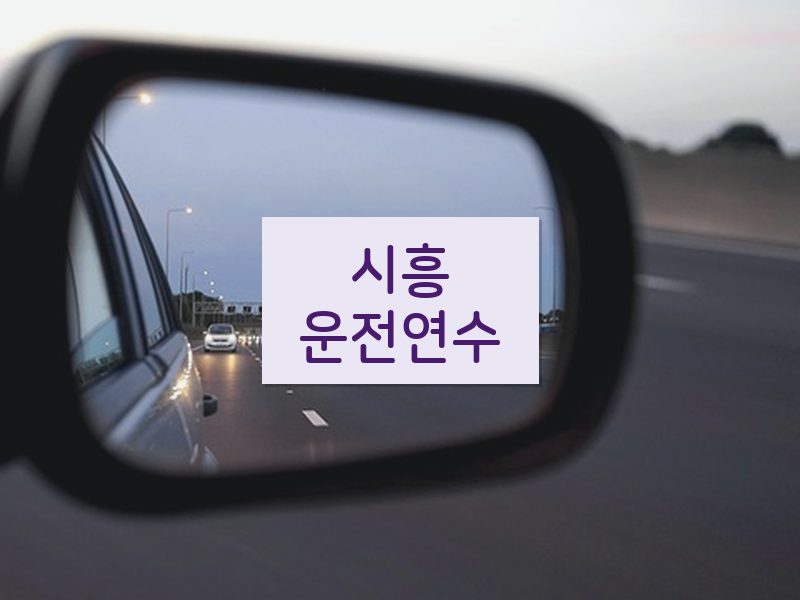 시흥운전연수 후기