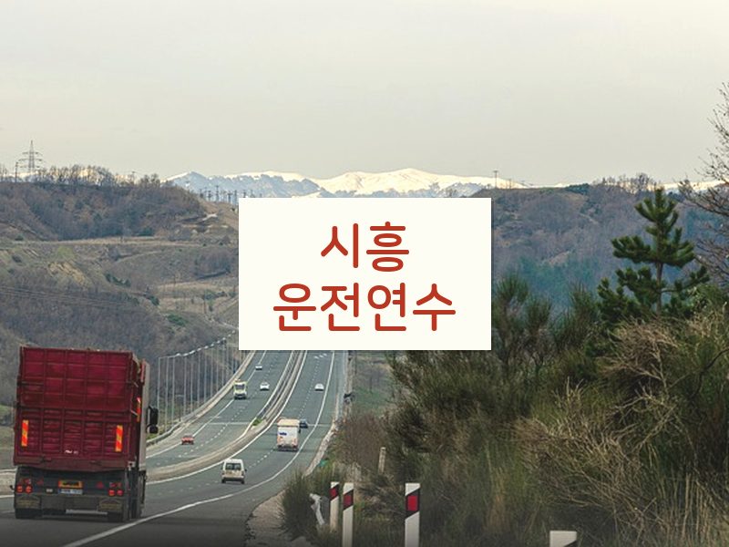 시흥운전연수 후기