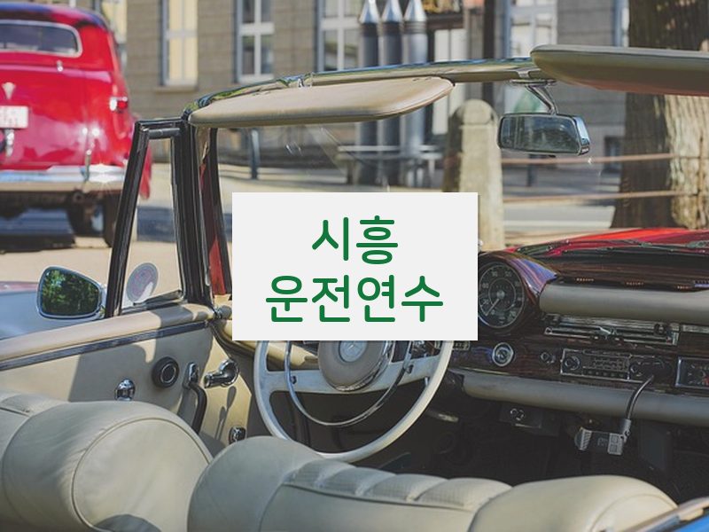 시흥운전연수 후기