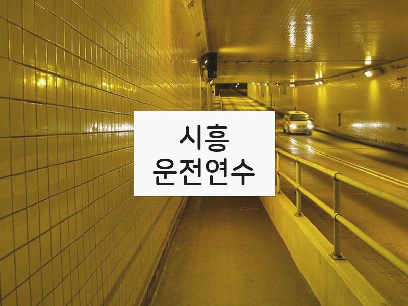 시흥운전연수 후기