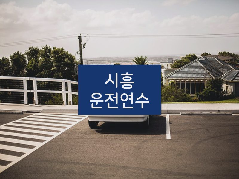 시흥운전연수 후기
