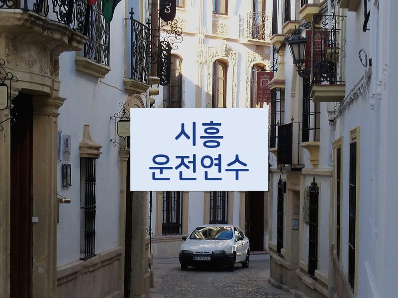 시흥운전연수 후기