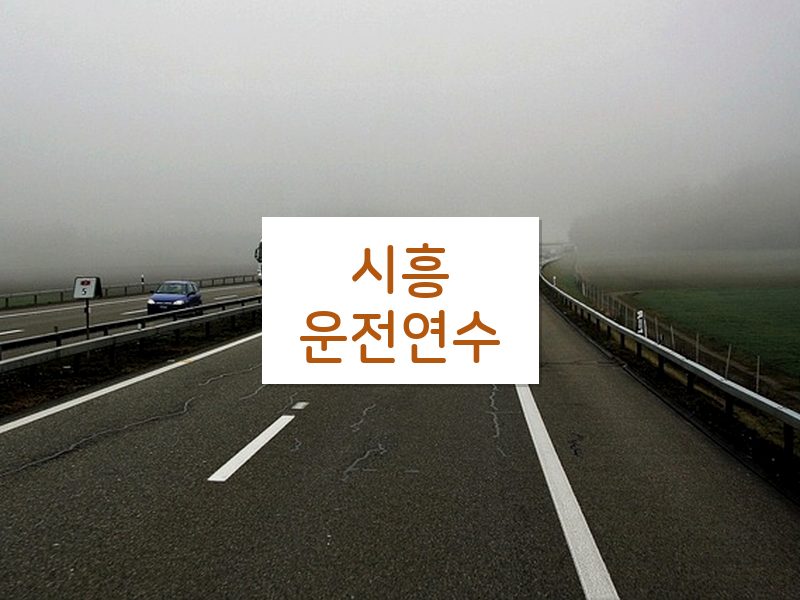 시흥운전연수 후기