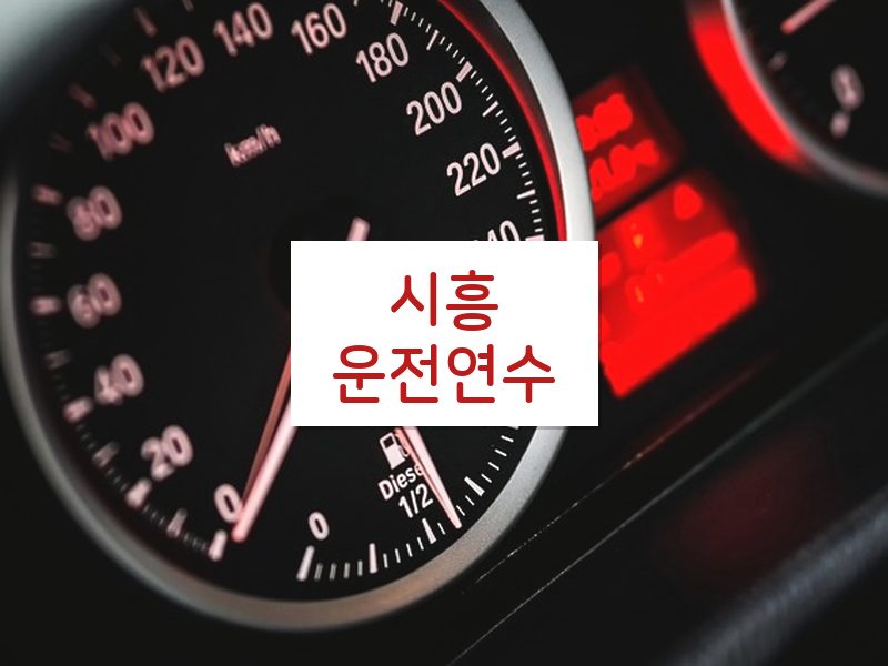 시흥운전연수 후기