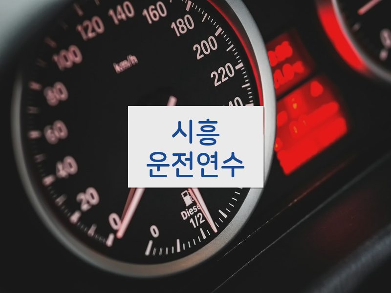 시흥운전연수 후기