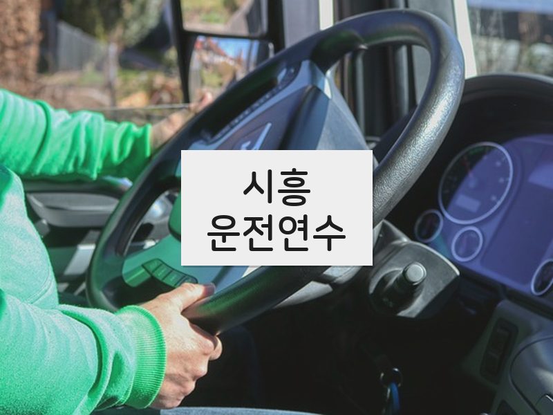 시흥운전연수 후기