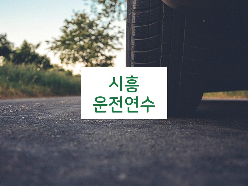 시흥운전연수 후기