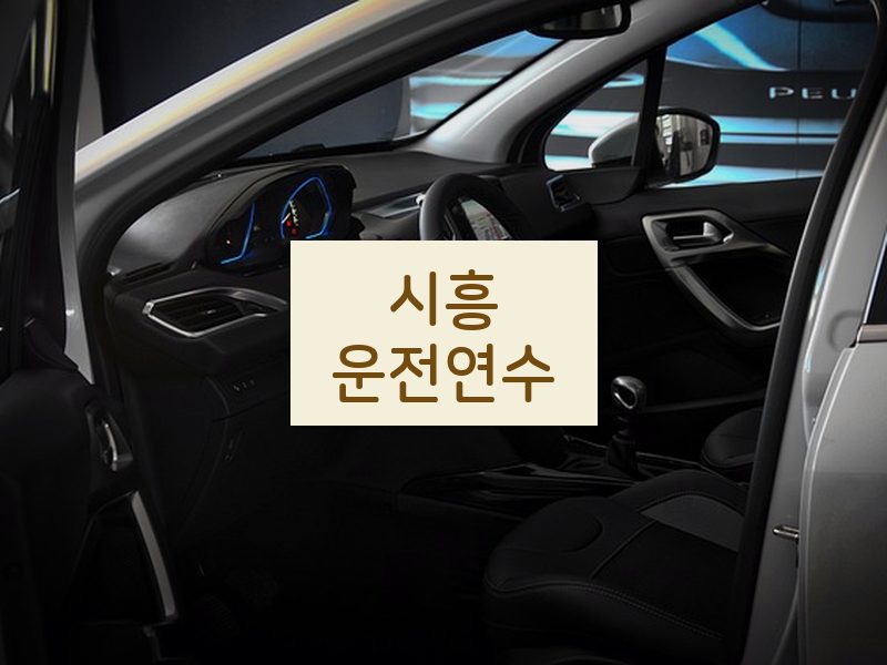 시흥운전연수 후기