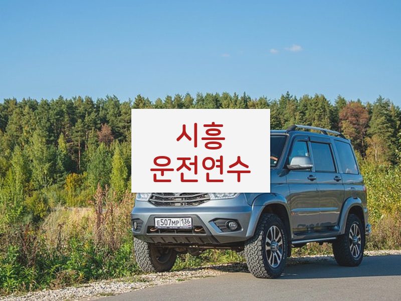 시흥운전연수 후기