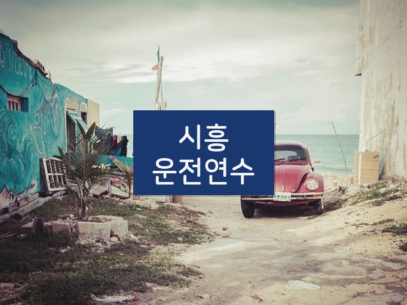 시흥운전연수 후기