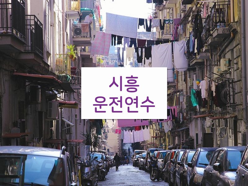 시흥운전연수 후기