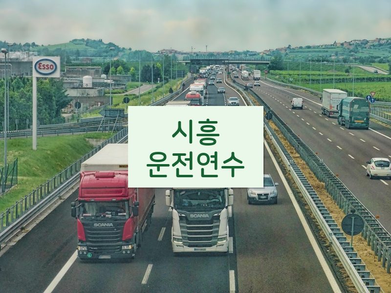 시흥운전연수 후기