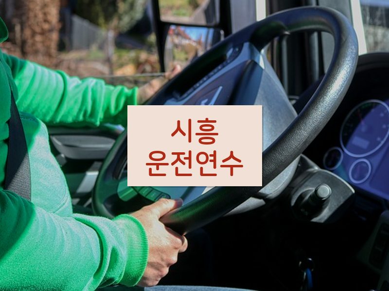 시흥운전연수 후기