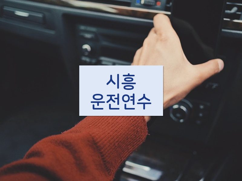 시흥운전연수 후기