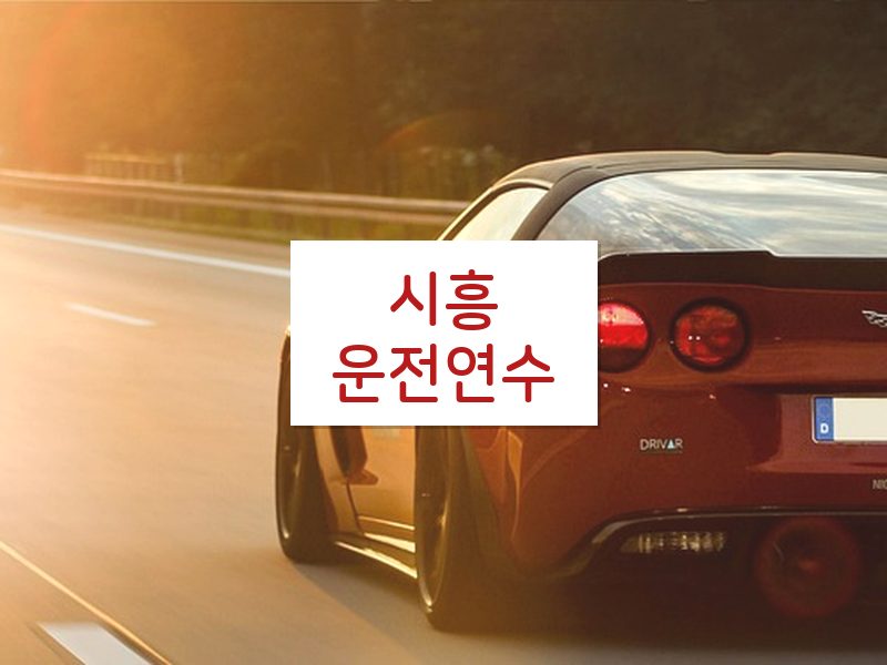 시흥운전연수 후기