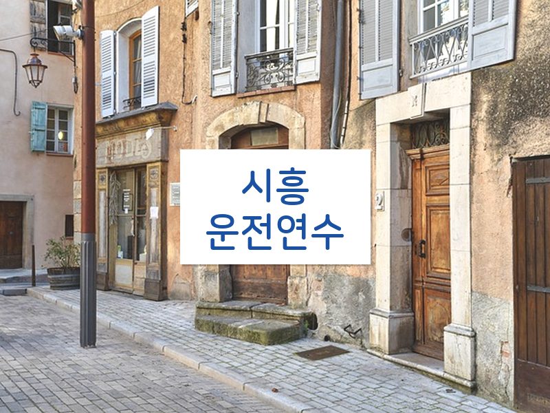시흥운전연수 후기