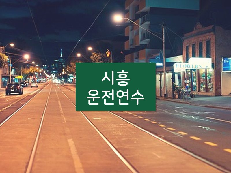 시흥운전연수 후기