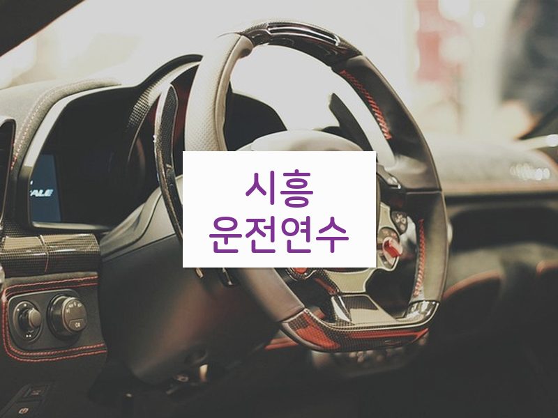 시흥운전연수 후기