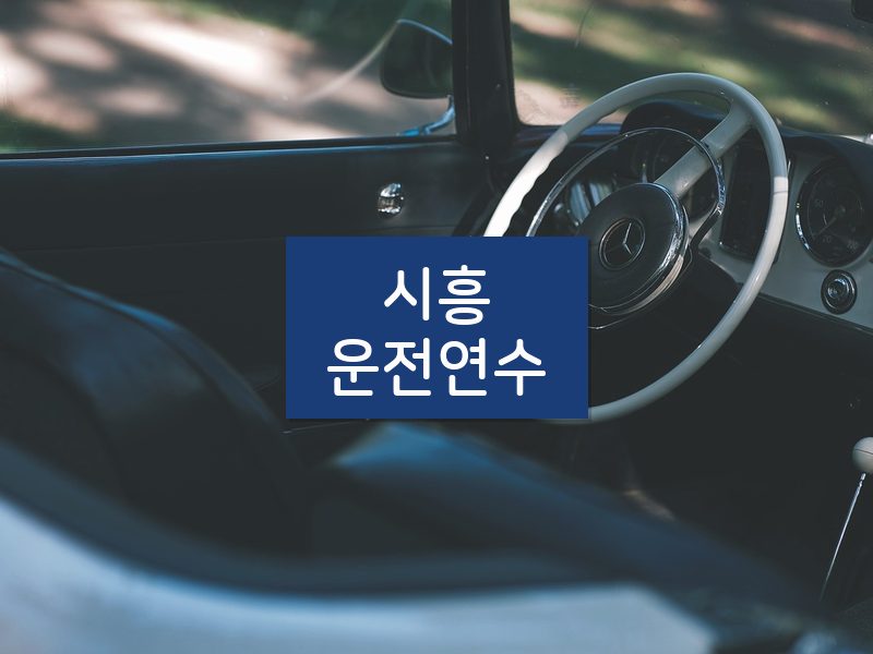 시흥운전연수 후기