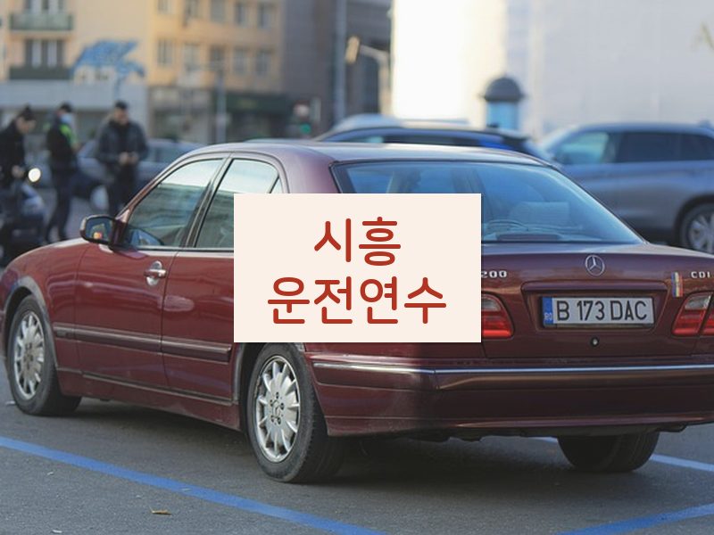 시흥운전연수 후기