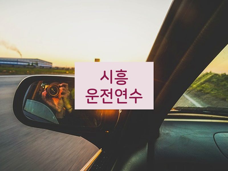 시흥운전연수 후기
