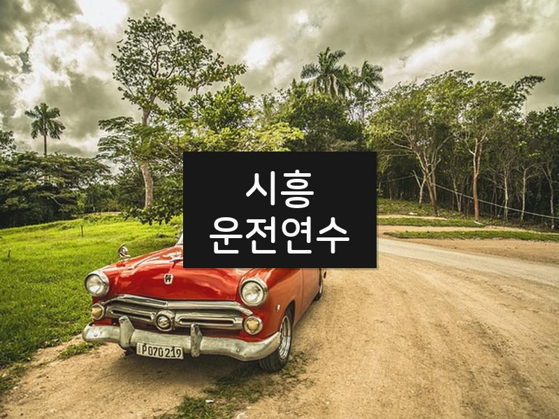 시흥운전연수 후기