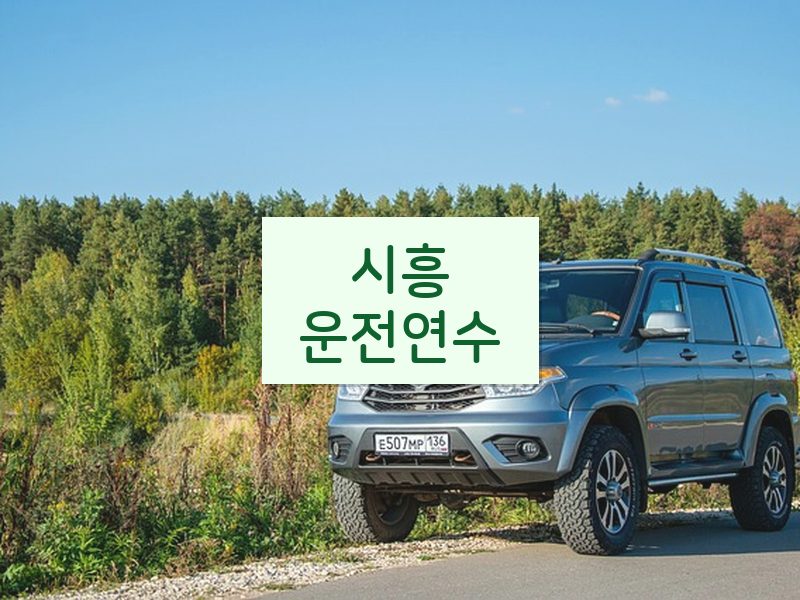 시흥운전연수 후기