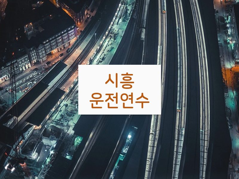 시흥운전연수 후기