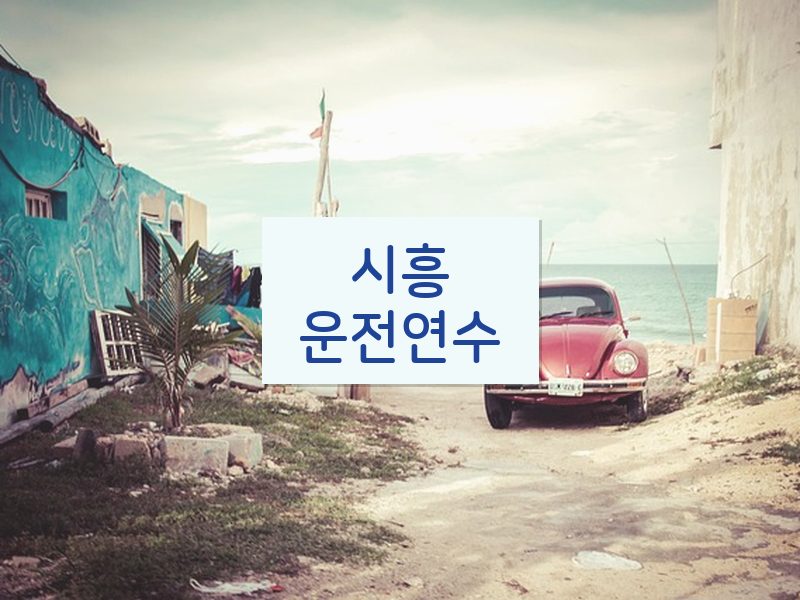 시흥운전연수 후기