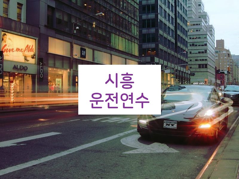 시흥운전연수 후기