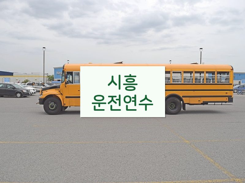 시흥운전연수 후기