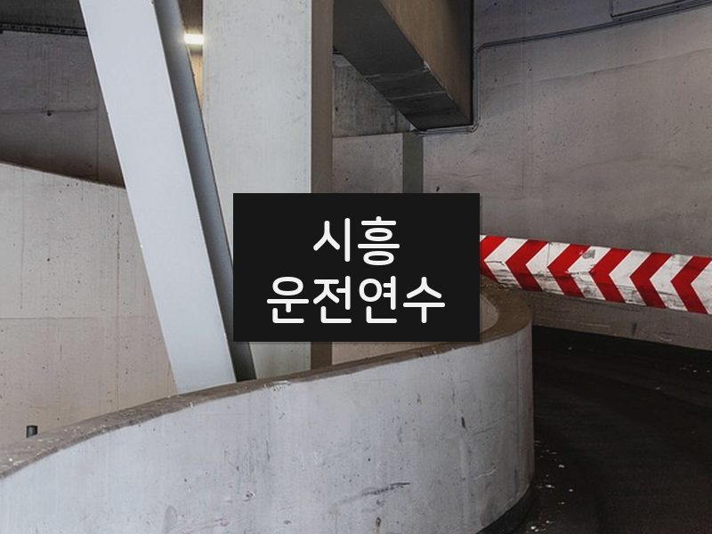 시흥운전연수 후기