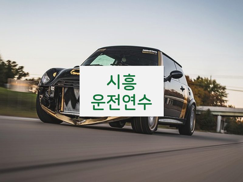 시흥운전연수 후기