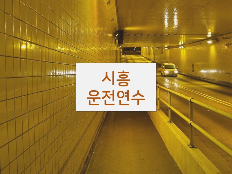 시흥운전연수 후기