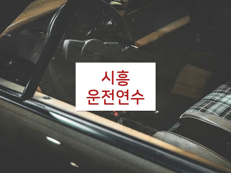 시흥운전연수 후기
