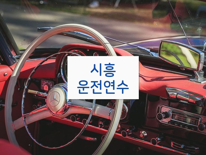 시흥운전연수 후기